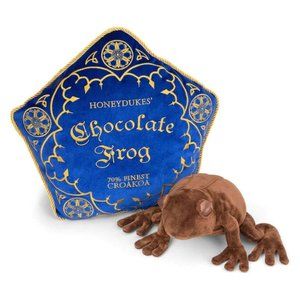 NWT - Harry Potter Chocolate Frog Cushion Plush Set Noble Collection